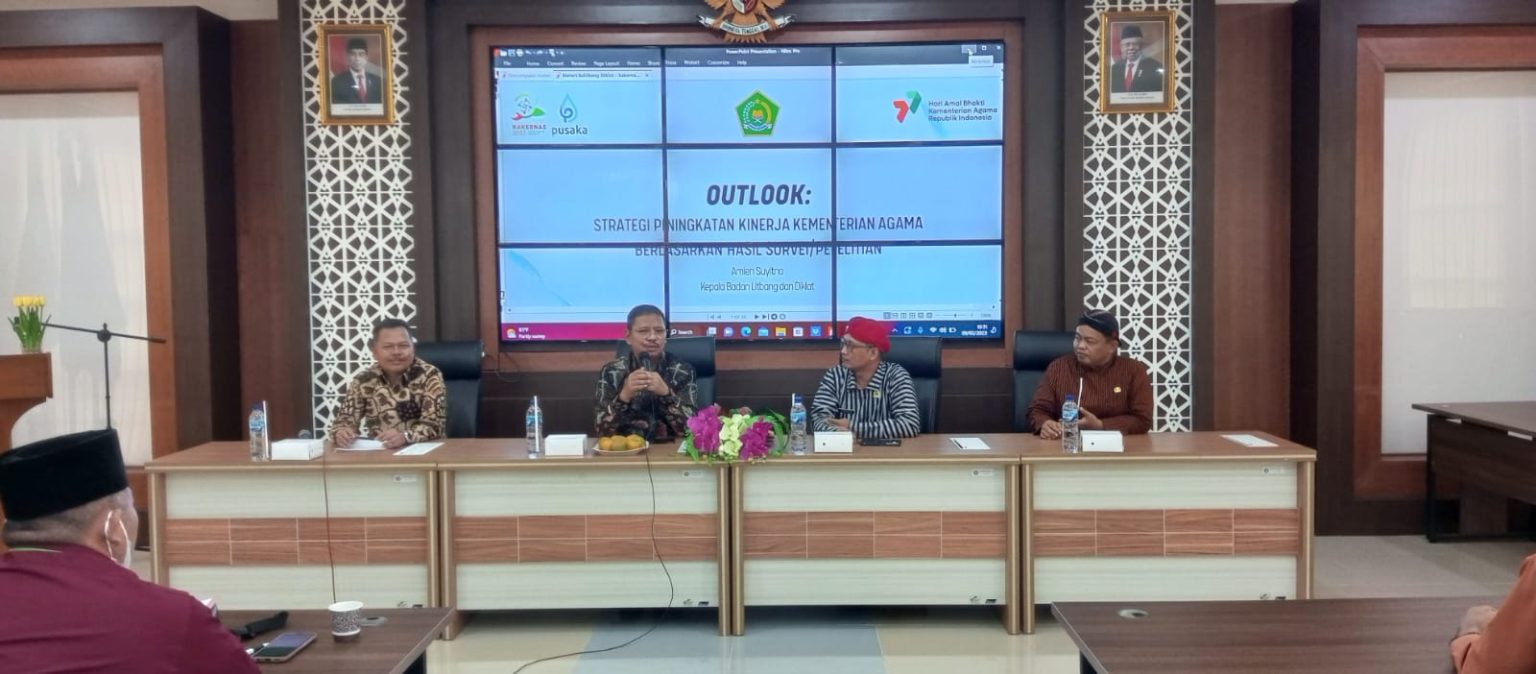 Berbagi Insight, Kaban Sampaikan Strategi Peningkatan Kinerja Kementerian Agama